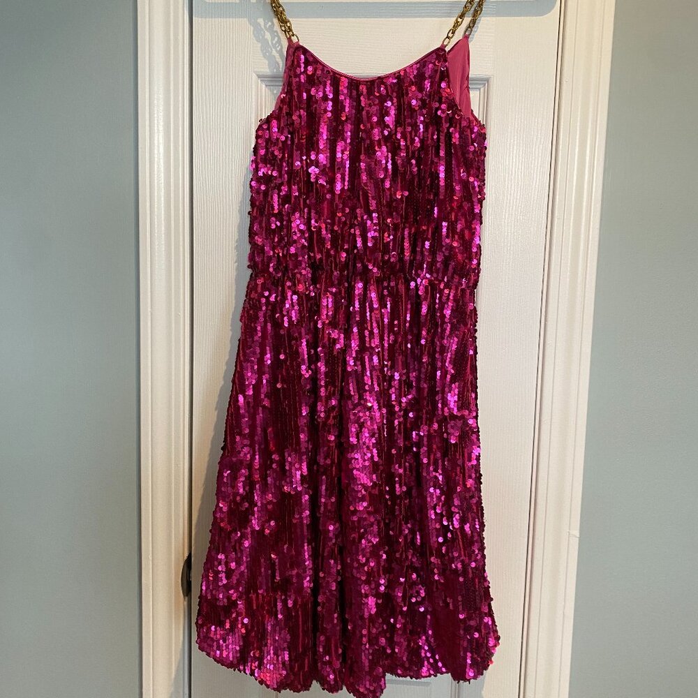 Dress the Population Pink Sequin Mini Dress – Size Small